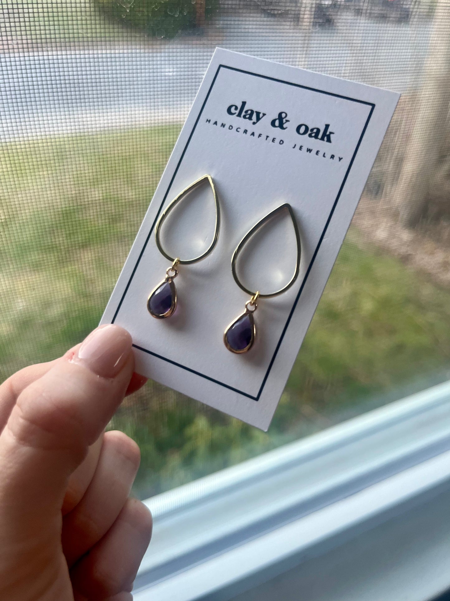 Spring Purple Dangle