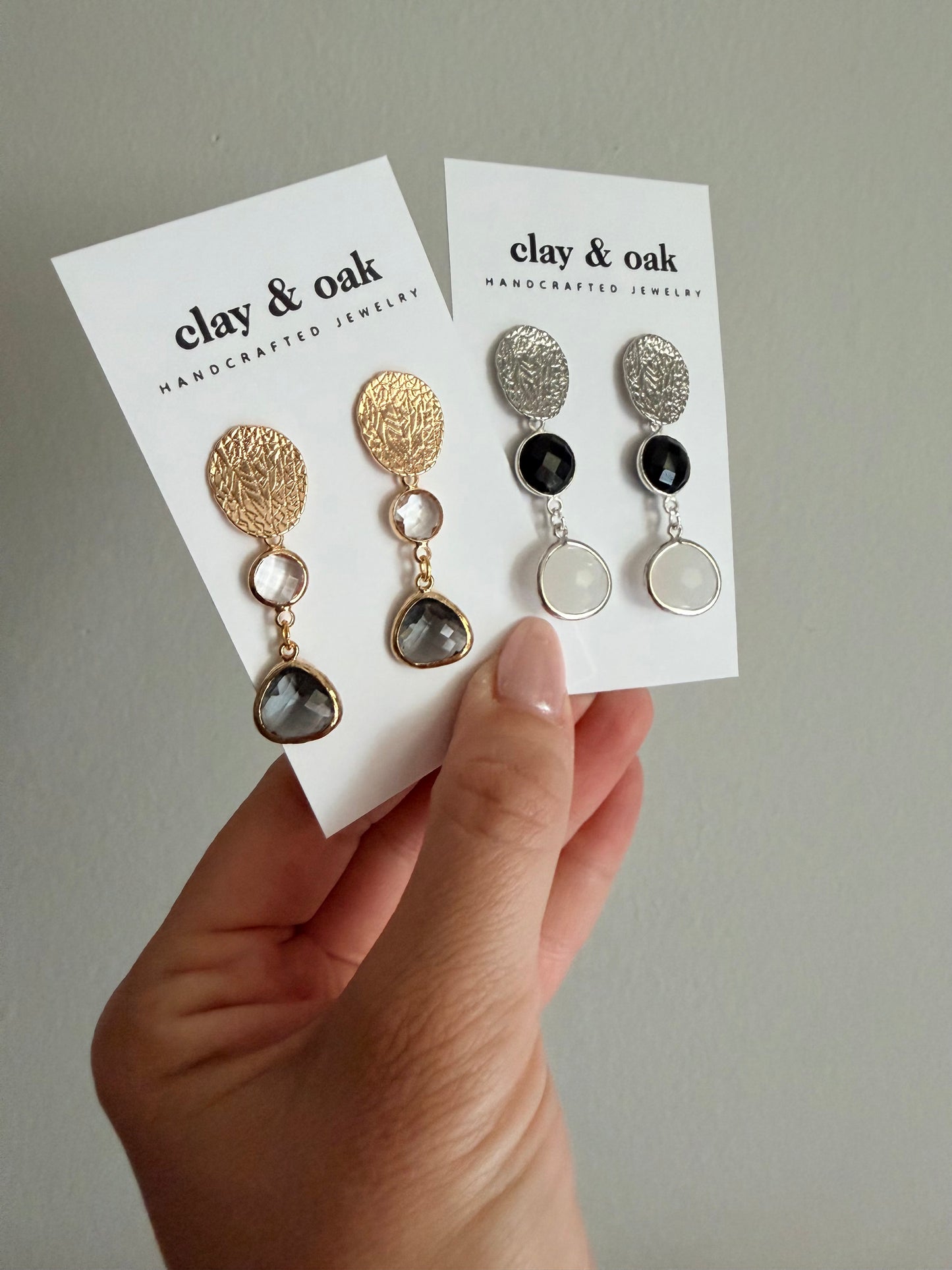 Leaf Print Dangle