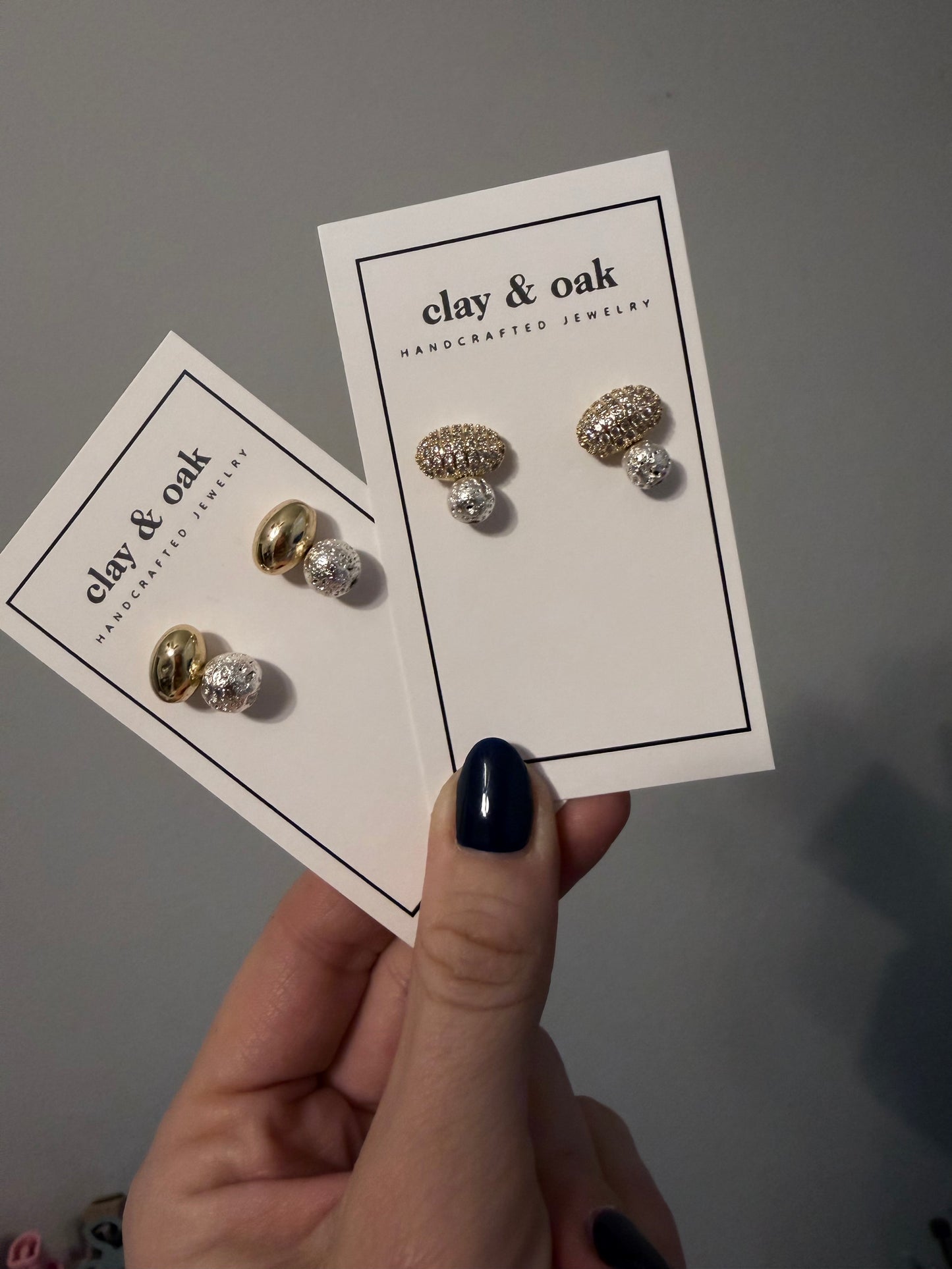 Stylish Nugget Studs